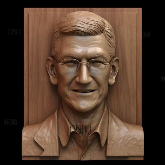 tim cook 3 stl model for CNC